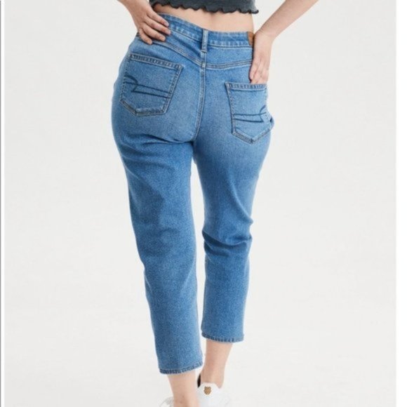 American Eagle Outfitters Blue High Rise Jeans - Picture 3 of 12